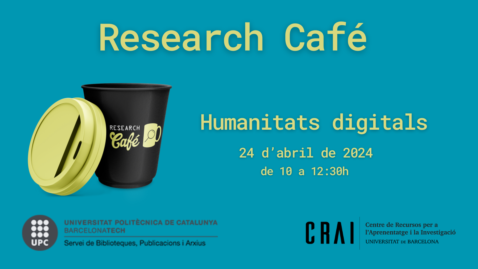 ETSAB | UB. Research Café. Humanitats Digitals