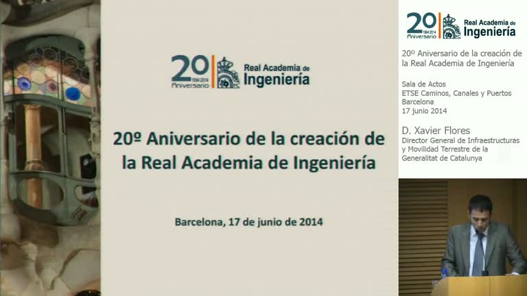 20º Aniversario de la creación de la Real Academia de Ingeniería