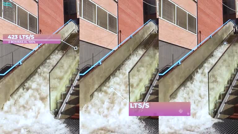 Anàlisis de la pérdida de estabilidad durante la evacuación de escaleras en condiciones de inundación.