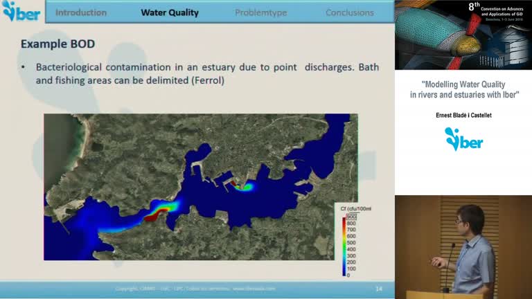 Modelling water quality in rivers and estuaries with Iber