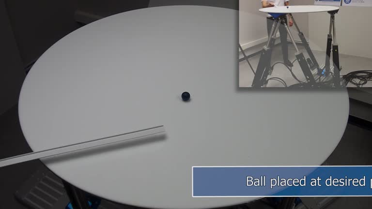 Stewart Platform. Ball and plate vision control