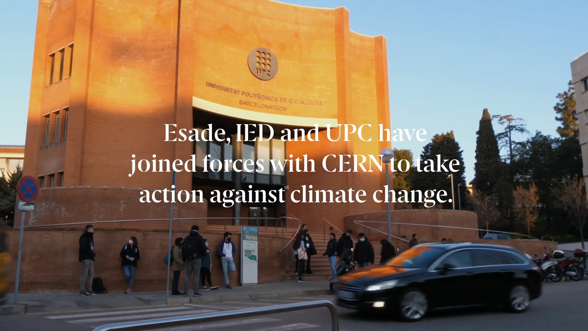 Estudiants UPC, Esade i IED Barcelona desenvolupen, amb el CERN, solucions per al canvi climàtic