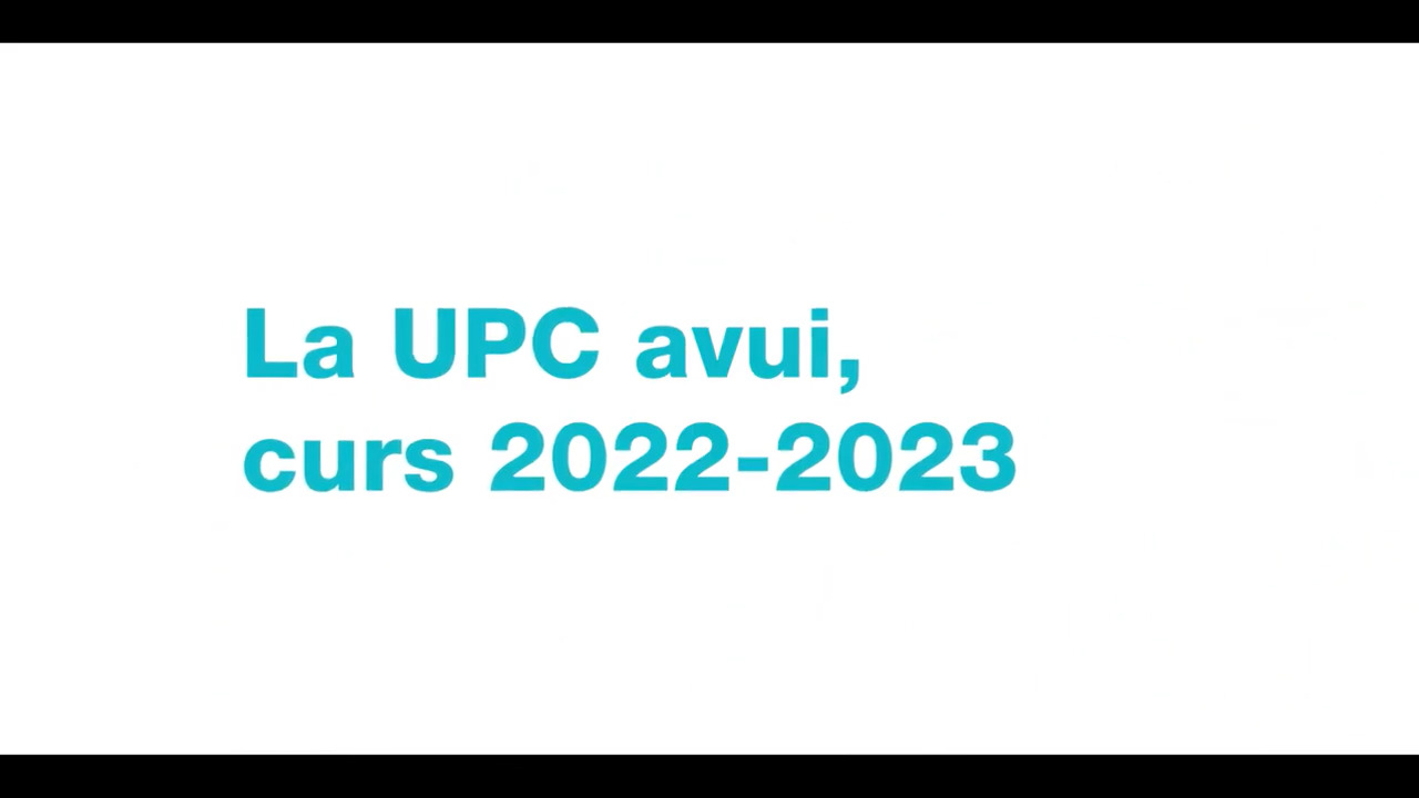 La UPC avui, curs 2022-2023