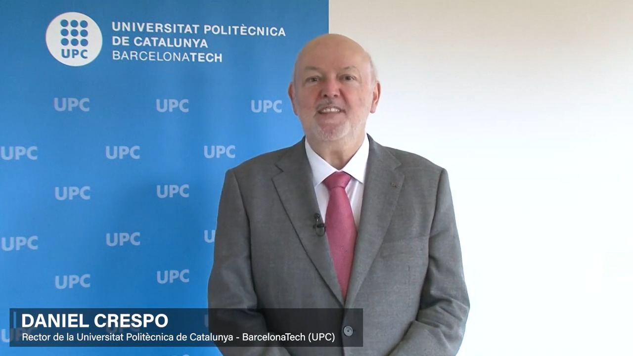 El rector Daniel Crespo anuncia la creació del grau de Medicina de la UPC per al curs 2026-2027