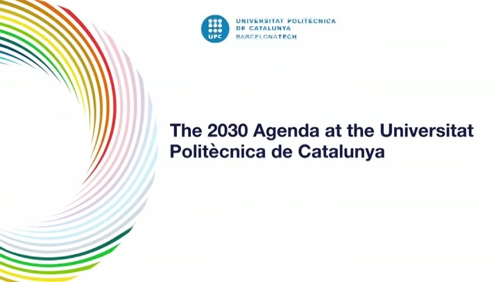 L'Agenda 2030 a la Universitat Politècnica de Catalunya