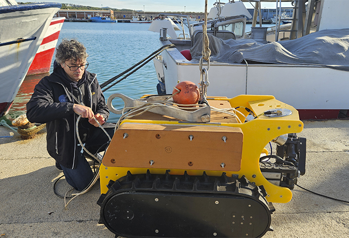 Daniel Mihai Toma: "Amb el robot podrem monitorar el fons marí per crear un futur bessó digital"