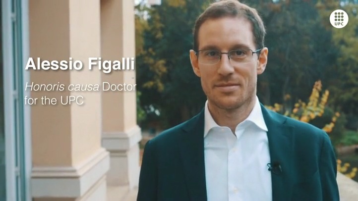 Alessio Figalli, doctor 'honoris causa' per la UPC