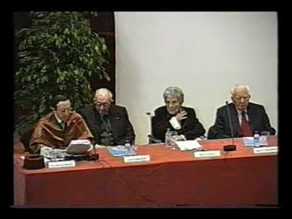 Acte d'investidura com a Doctors honoris causa per la Universitat Politècnica de Catalunya de Gregorio López Raimundo, Maria Salvo Iborra i Agustí de Semir Rovira