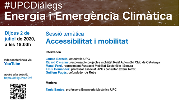 UPC Diàlegs: Energia i Emergència Climàtica. Accessibilitat i mobilitat