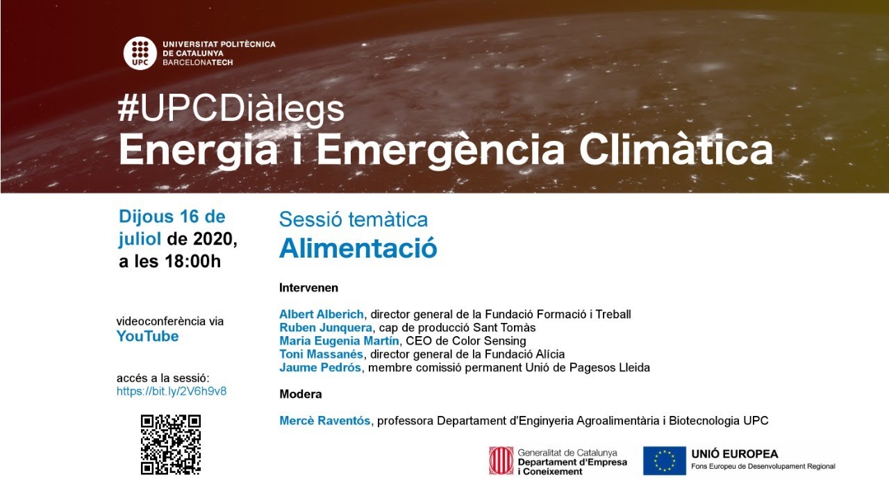 UPC Diàlegs: Energia i Emergència Climàtica. Alimentació