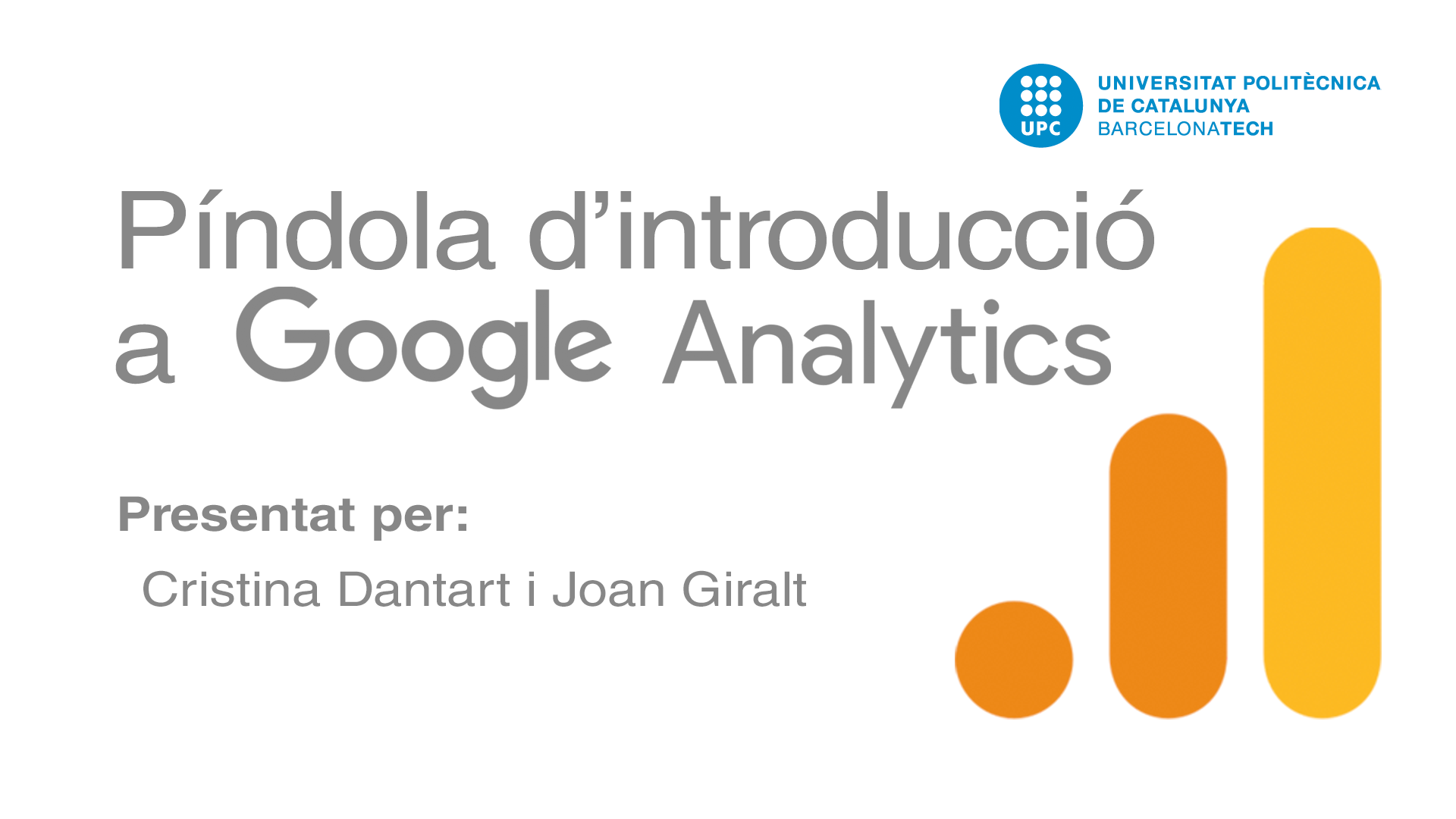 Introducció al Google Analytics 4 (1a part)