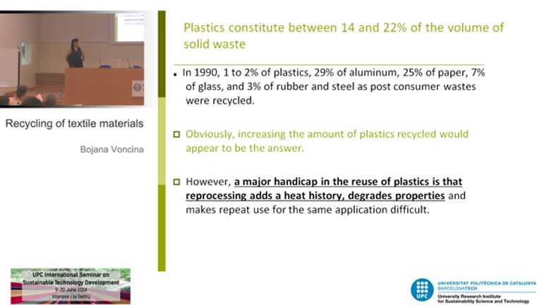 Recycling of textile materials