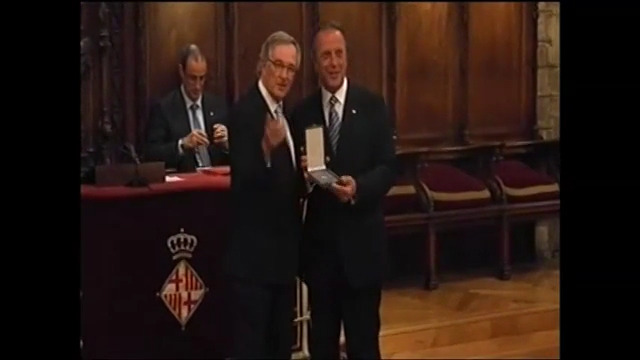 Acte de lliurament de la medalla del mèrit cívic a l’Escola Politècnica Superior d’Edificació de Barcelona (EPSEB)