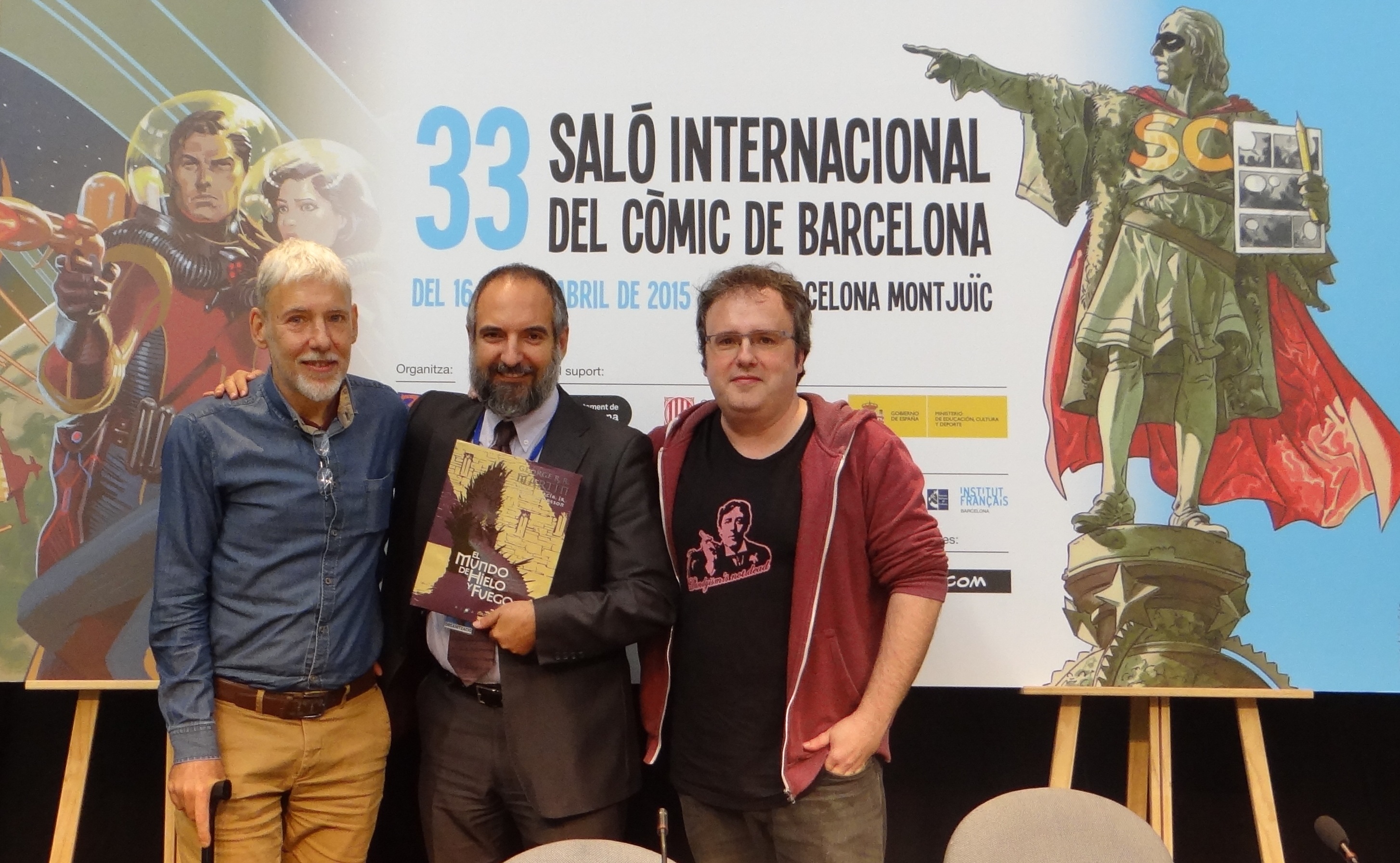 CCT-2015-04-19-Encuentro con Enrique Corominas y Alejo Cuervo, ilustrador y editor de Juego de Tronos (solo audio)