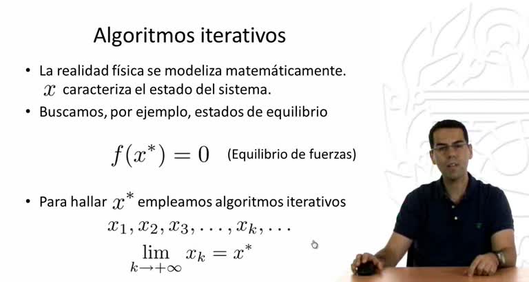 Sucesiones numéricas y mecánica computacional