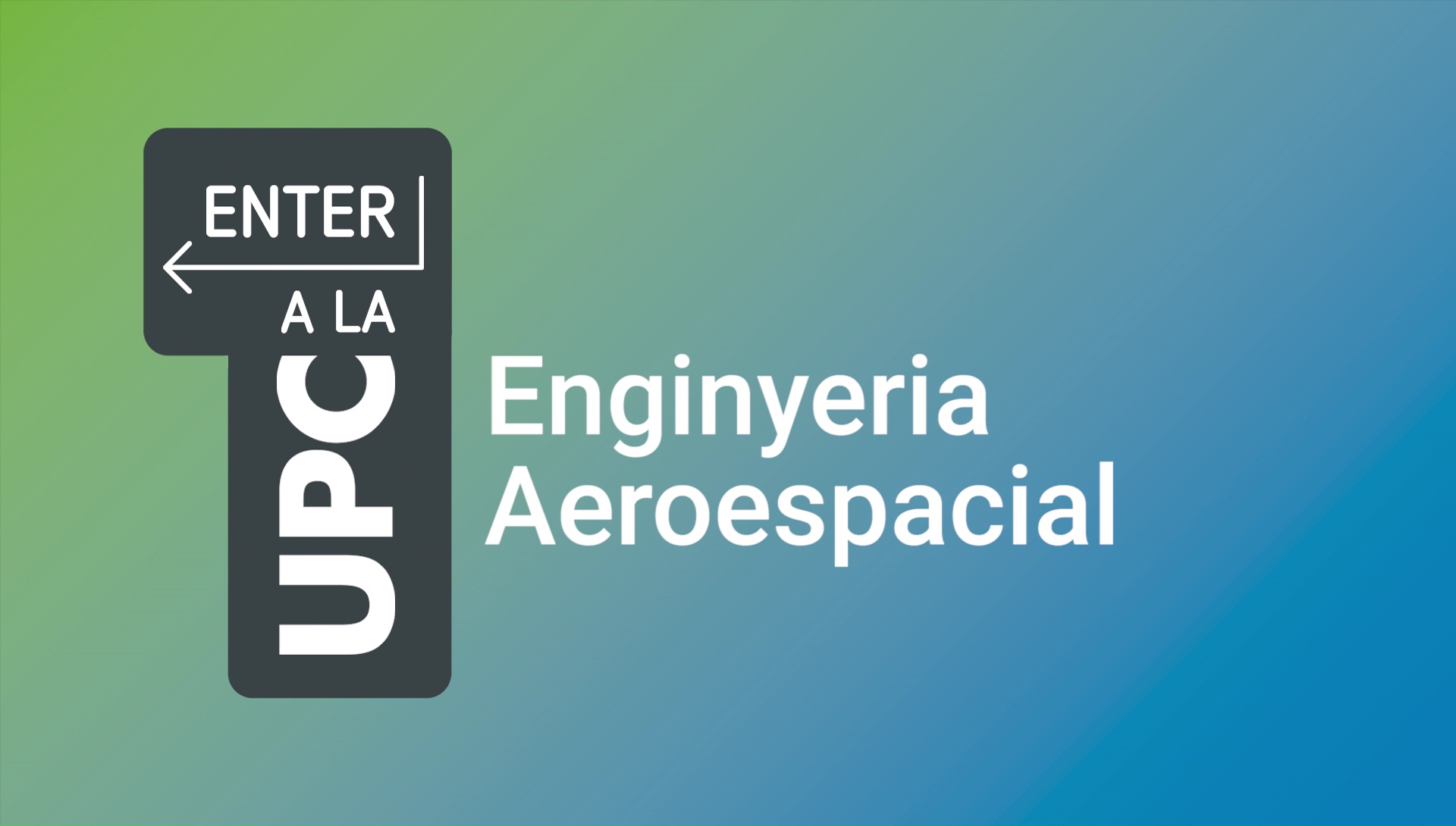 ENTER a la UPC: conversa d'orientació sobre l'Enginyeria Aeroespacial