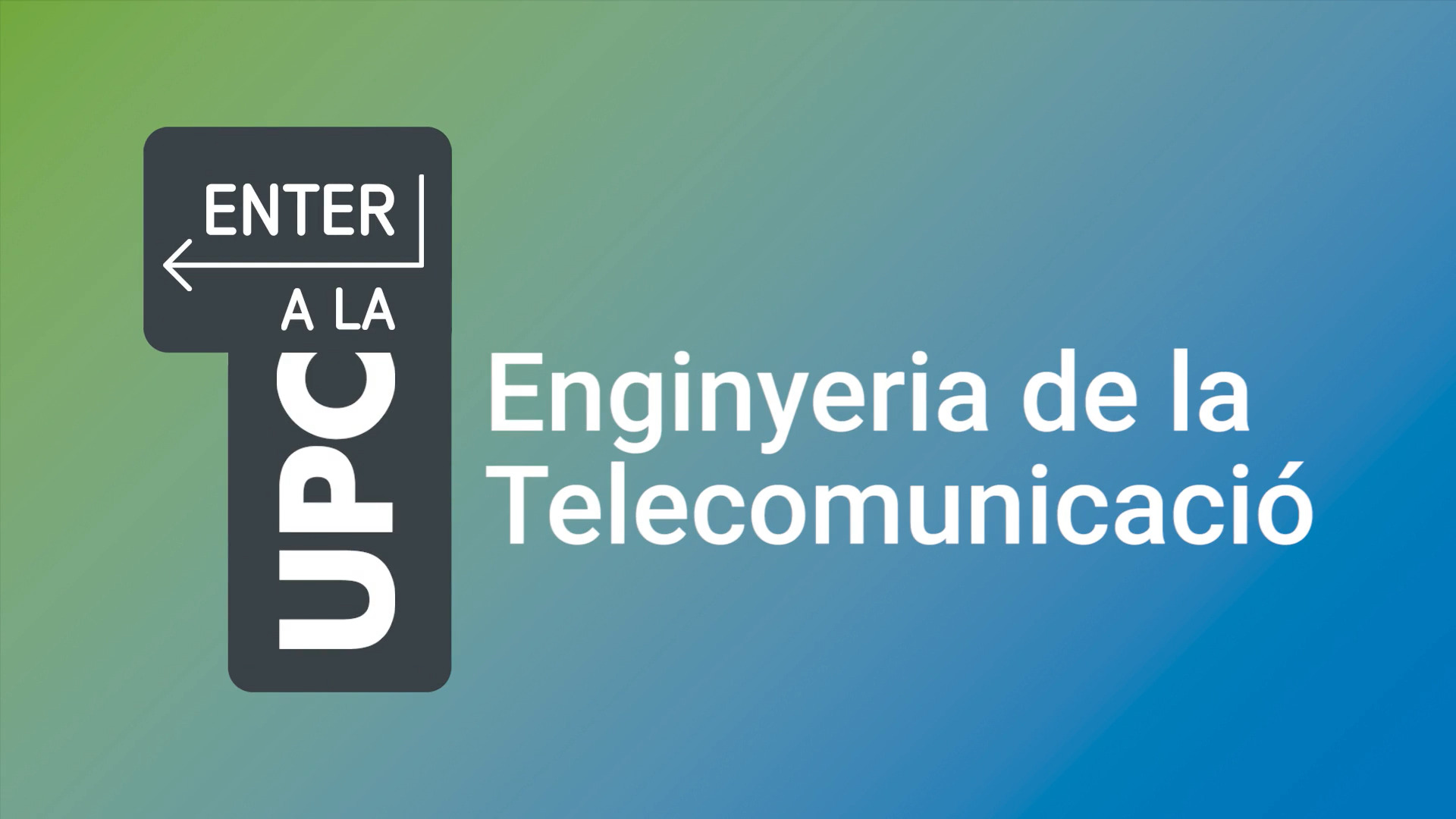 ENTER a la UPC: conversa d'orientació sobre l’Enginyeria de la Telecomunicació