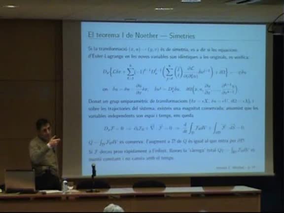 El teorema de Noether: com el va descobrir i com es fa servir. Jornada Noether (Curs 2008-2009)
