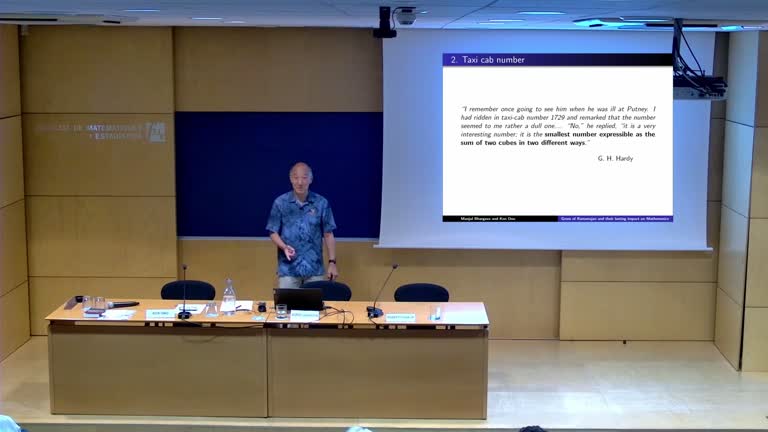 The mathematical legacy of the man who knew infinity. Jornada Ramanujan (2024-2025)