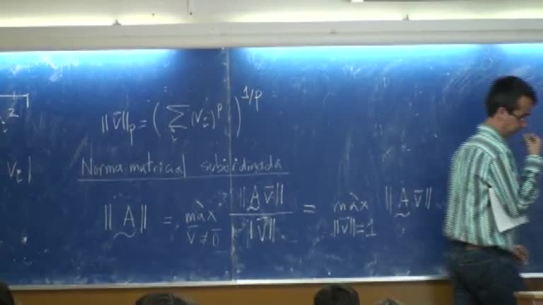 Àlgebra lineal numèrica. Tema 4. Sistemes lineals d'equacions. Condicionament d'un sistema lineal d'equacions.