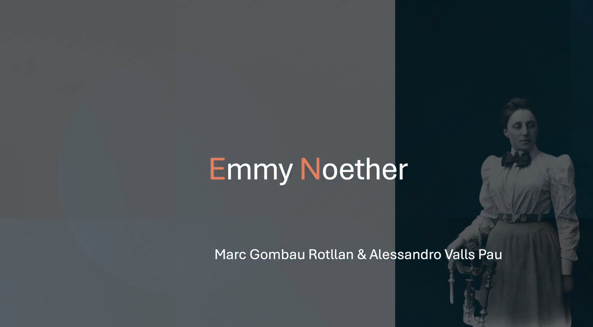 Emmy Noether. Curs Ramanujan (2024-2025 )