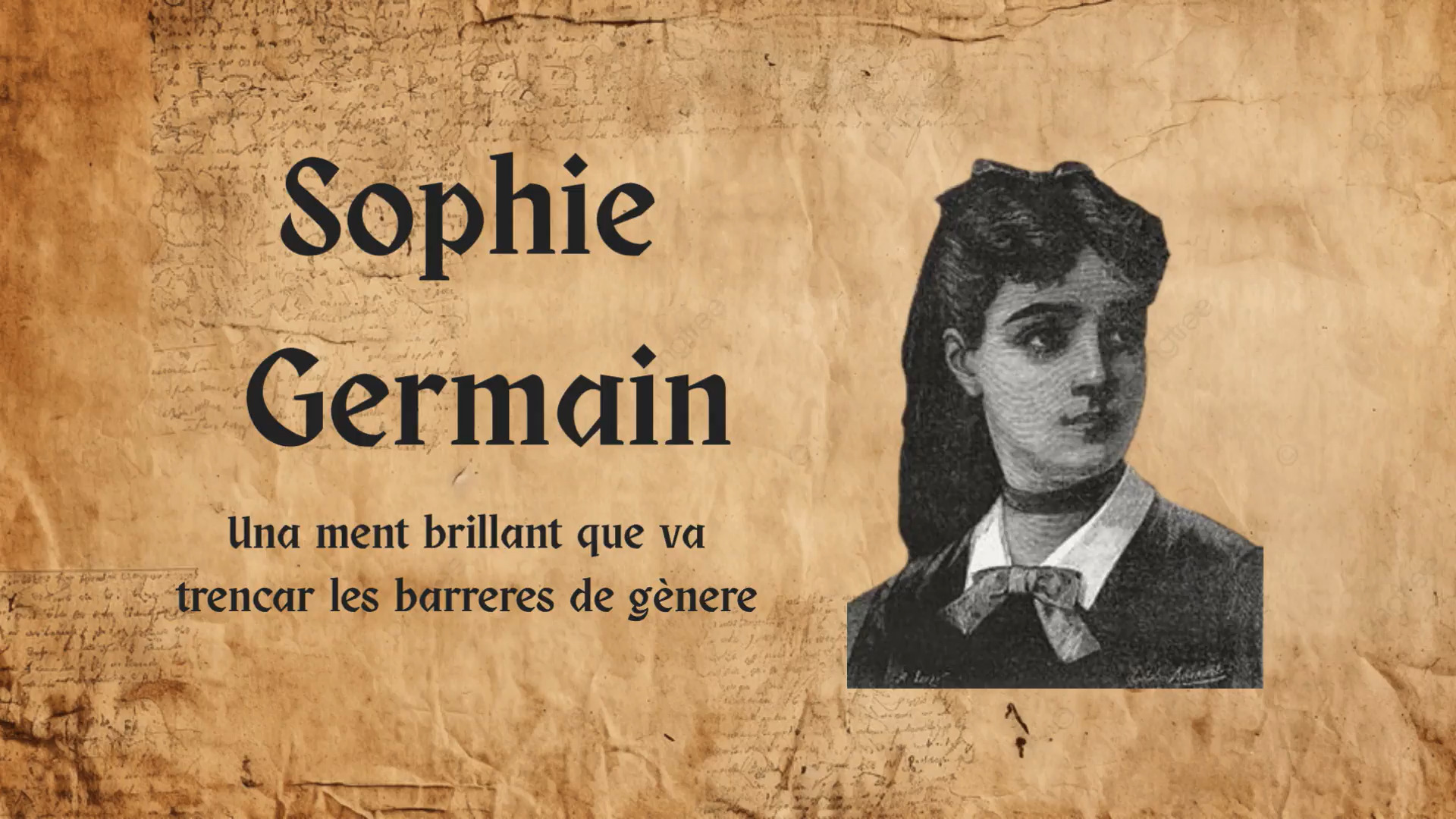 Sophie Germain. Una ment brillant que va trencar les barreres de gènere. Curs Germain (2025-2026)