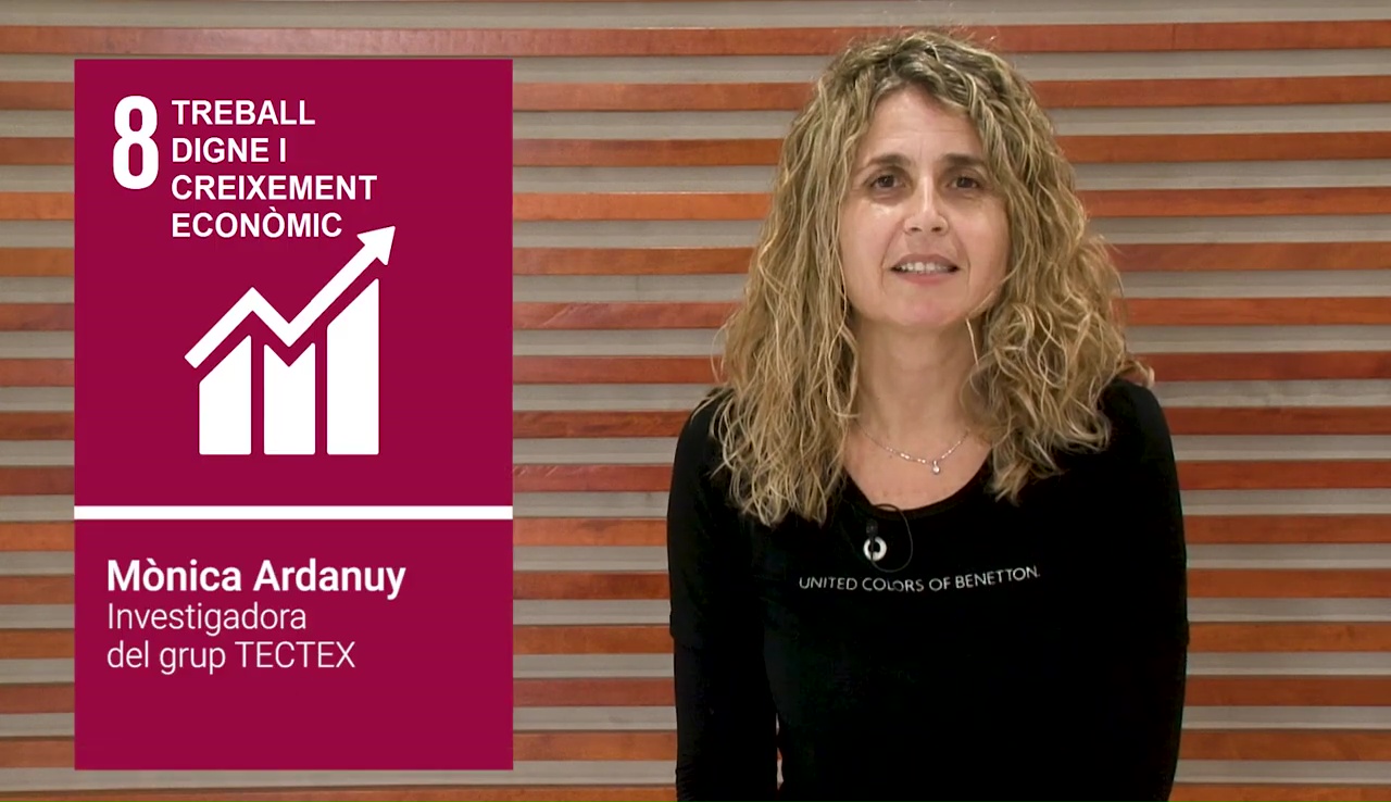 Accions UPC per a l'ODS 8: Treball decent i creixement econòmic, amb Mònica Ardanuy