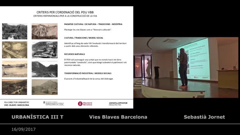 Pla Director Urbanístic. Vies Blaves Barcelona