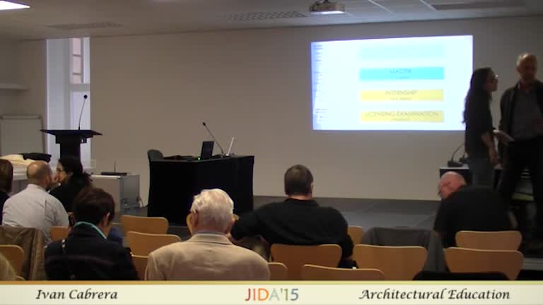 JIDA'15. Architectural Education in Europe