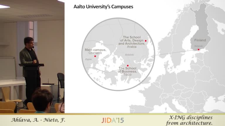 JIDA'15. X-ing disciplines from architecture: the case of Aalto Arts
