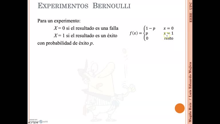 4b – Variable Aleatoria Discreta. 03 Modelos Discretos Bernoulli