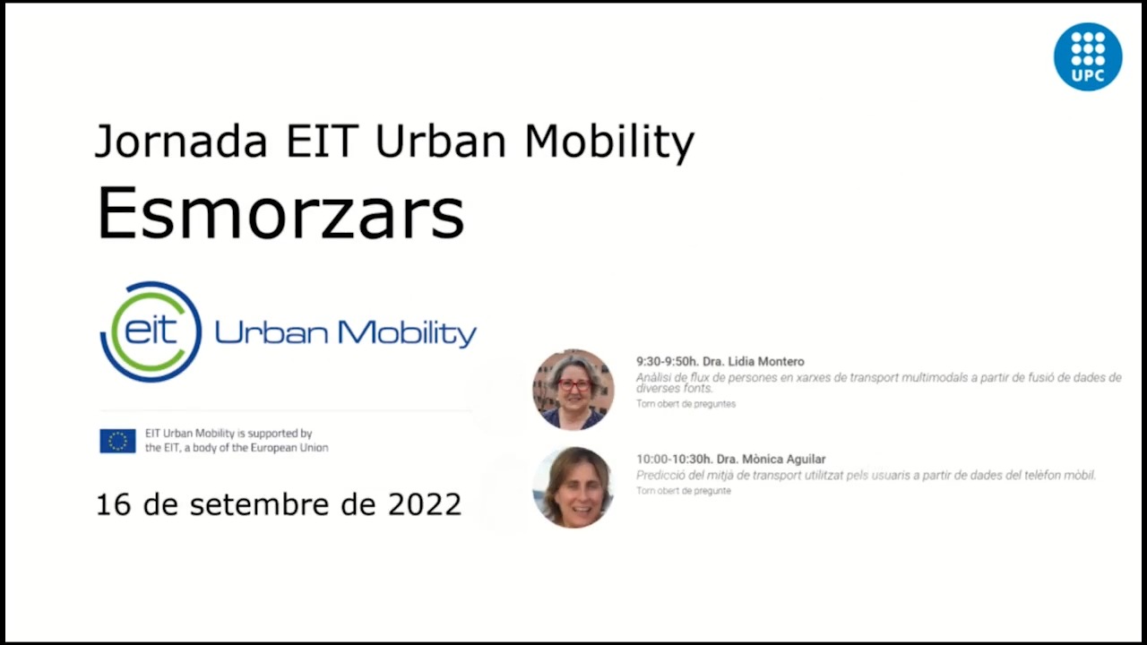 2a Jornada EIT Urban Mobility - Esmorzars