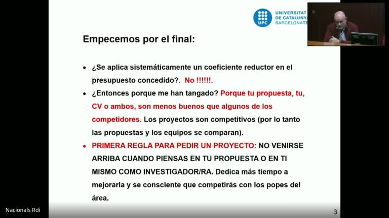 Jornada informativa sobre la convocatòria "Proyectos de Generación de Conocimiento 2025"