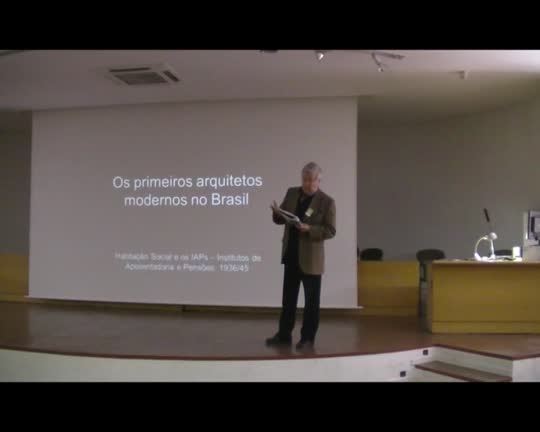 Os primeiros arquitetos modernos no Brasil. Conferència de Paulo Bruna
