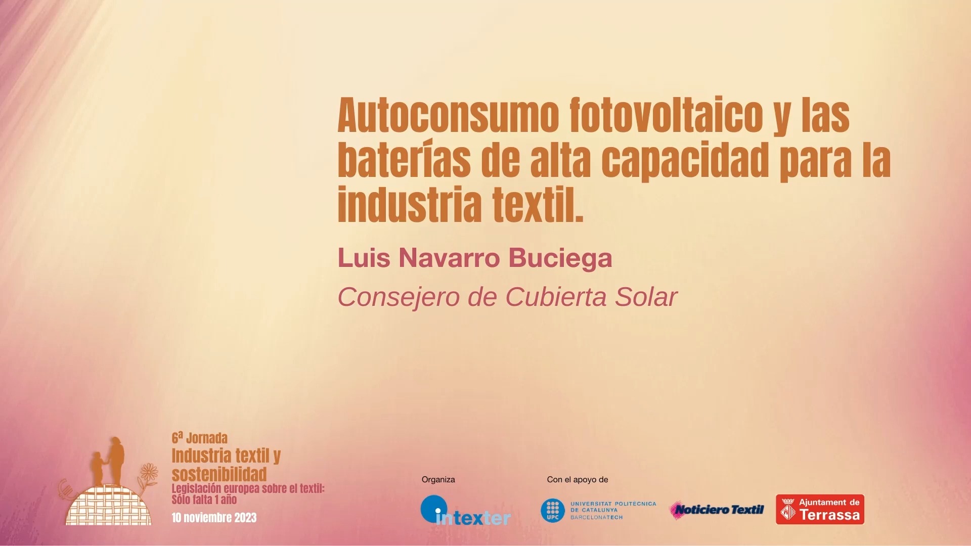 Autoconsumo fotovoltaico y las baterías de alta capacidad para la industria textil