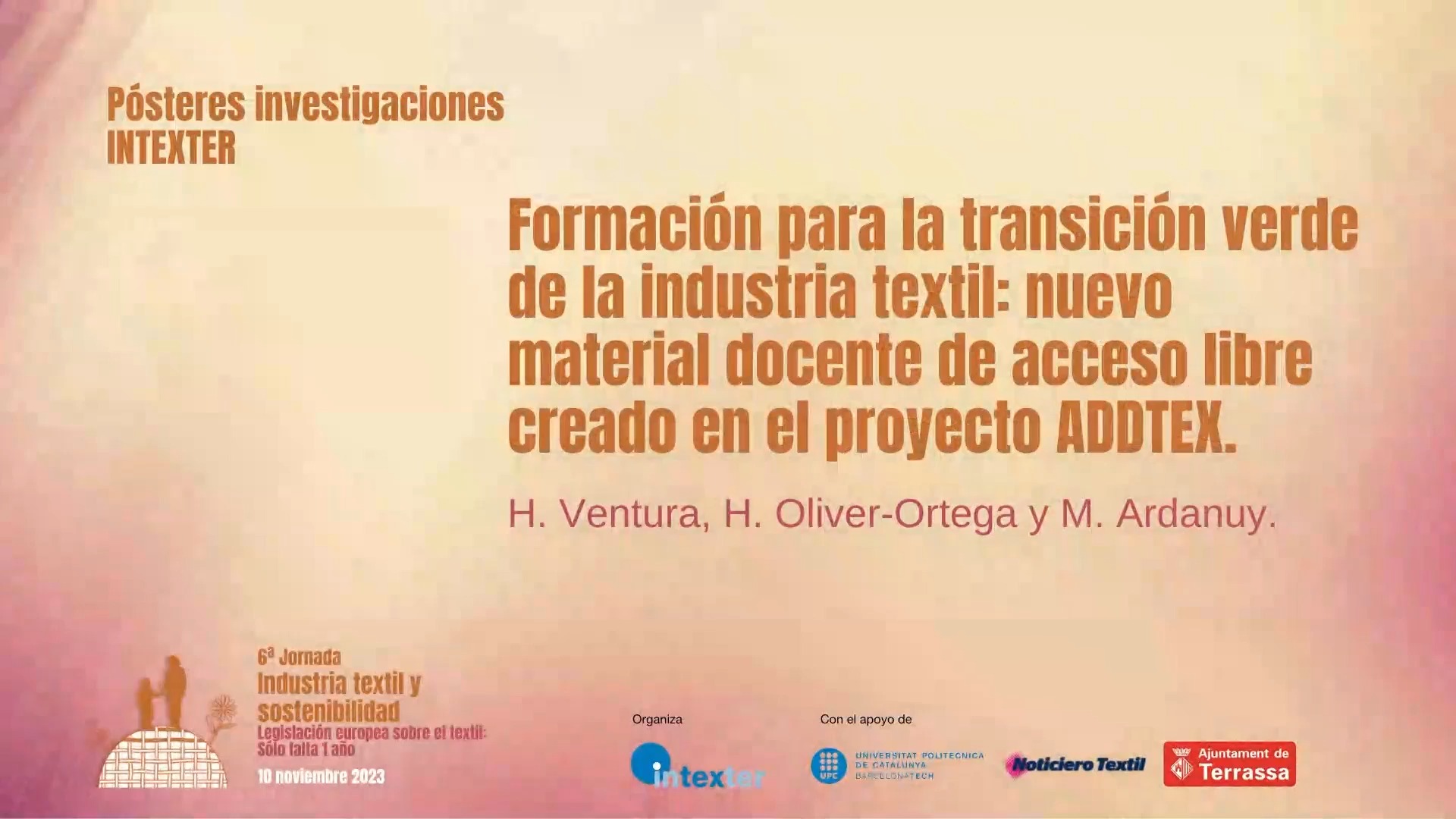 Formación para la transición verde de la industria textil: nuevo material docente de acceso libre creado en el proyecto ADDTEX