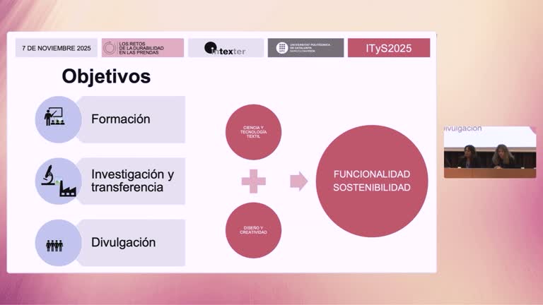 Presentación de investigaciones de INTEXTER
