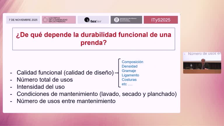 Durabilidad de las prendas de vestir: un concepto poliédrico