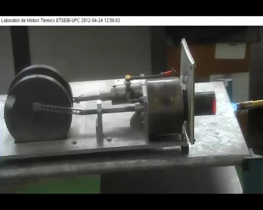Stirling engine practice