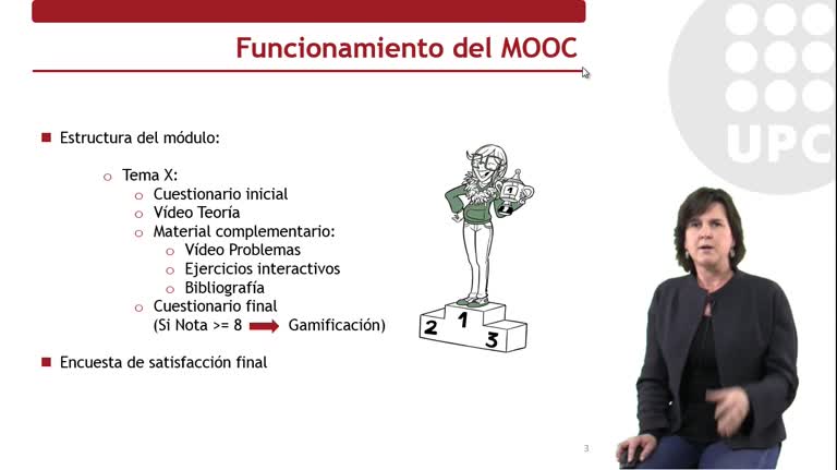 Funcionamiento del MOOC