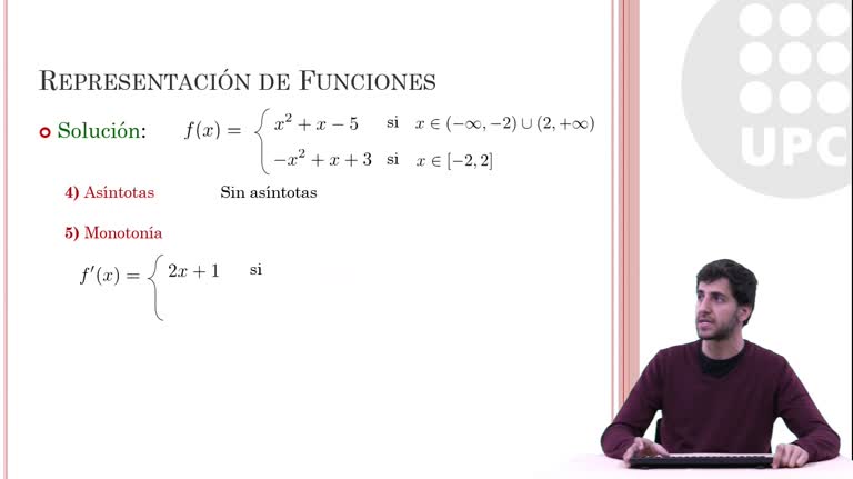 ELI. Matemáticas. Estudio de funciones. Representación de funciones I.