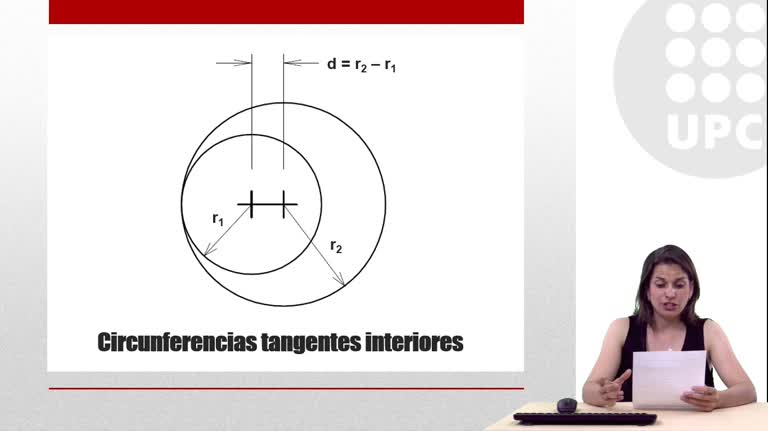 Posiciones relativas entre 2 circunferencias