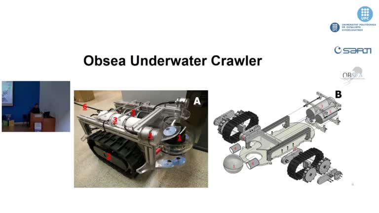 An Underwater Crawler Applied to Underwater Observatory Obsea