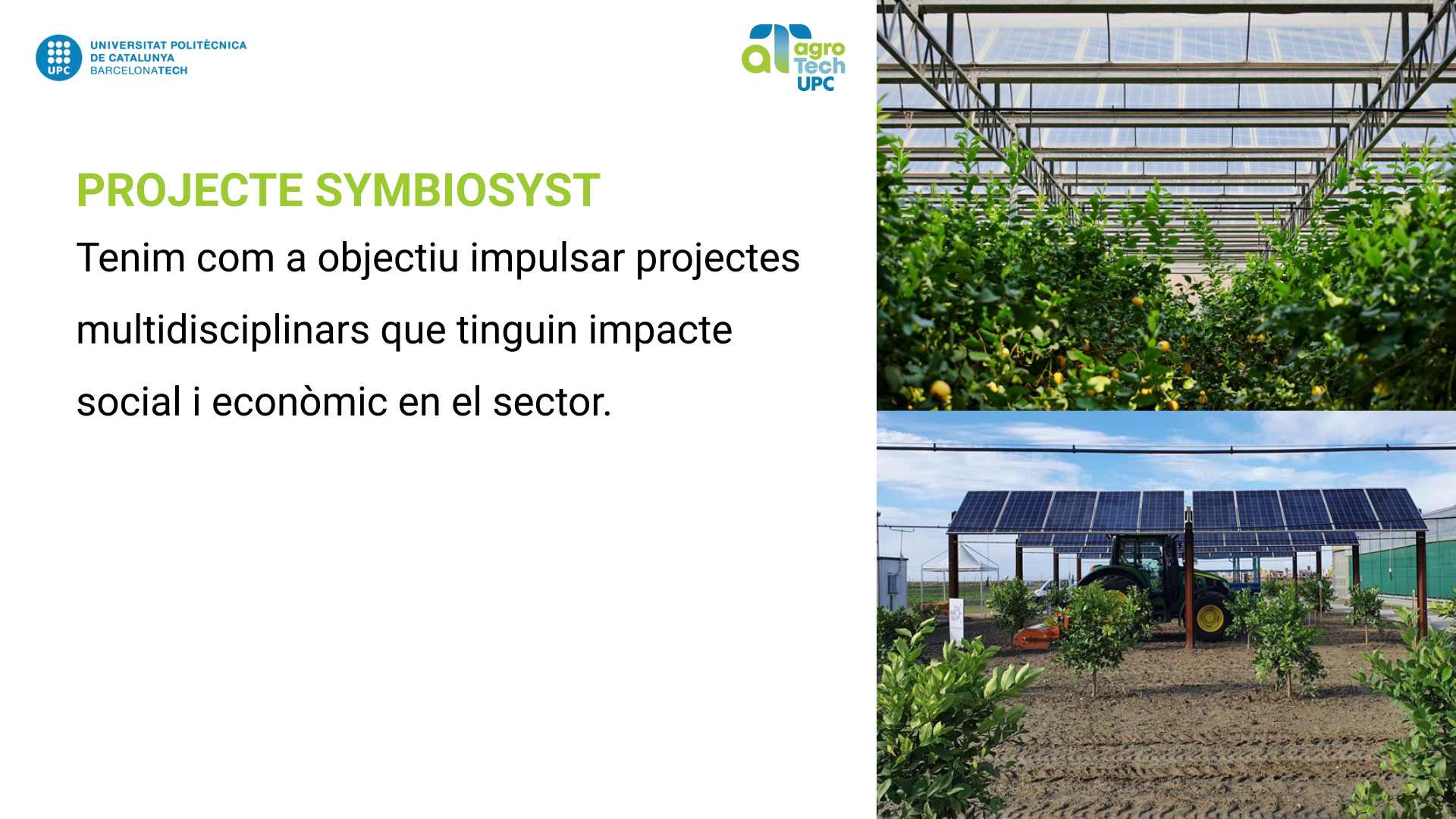 Presentació del Projecte SYMBIOSYST