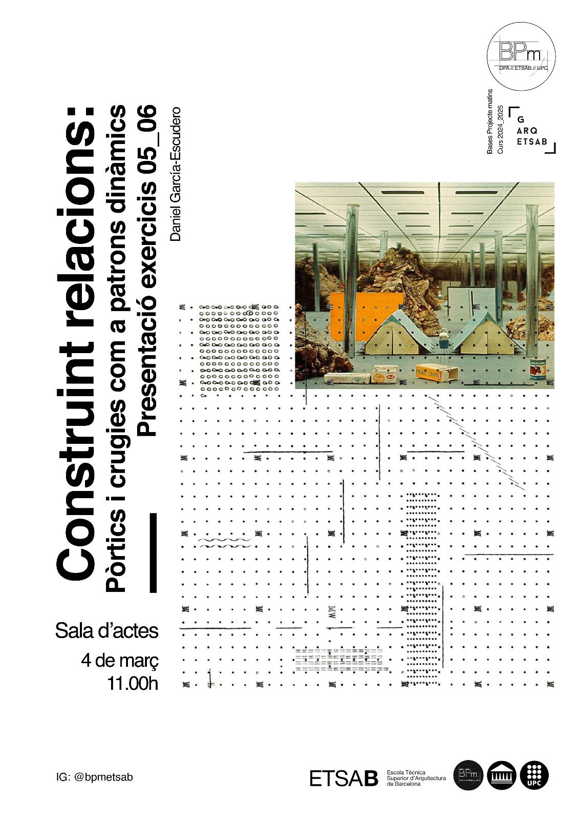 Construint relacions: pòrtics i crugies com a patrons dinàmics