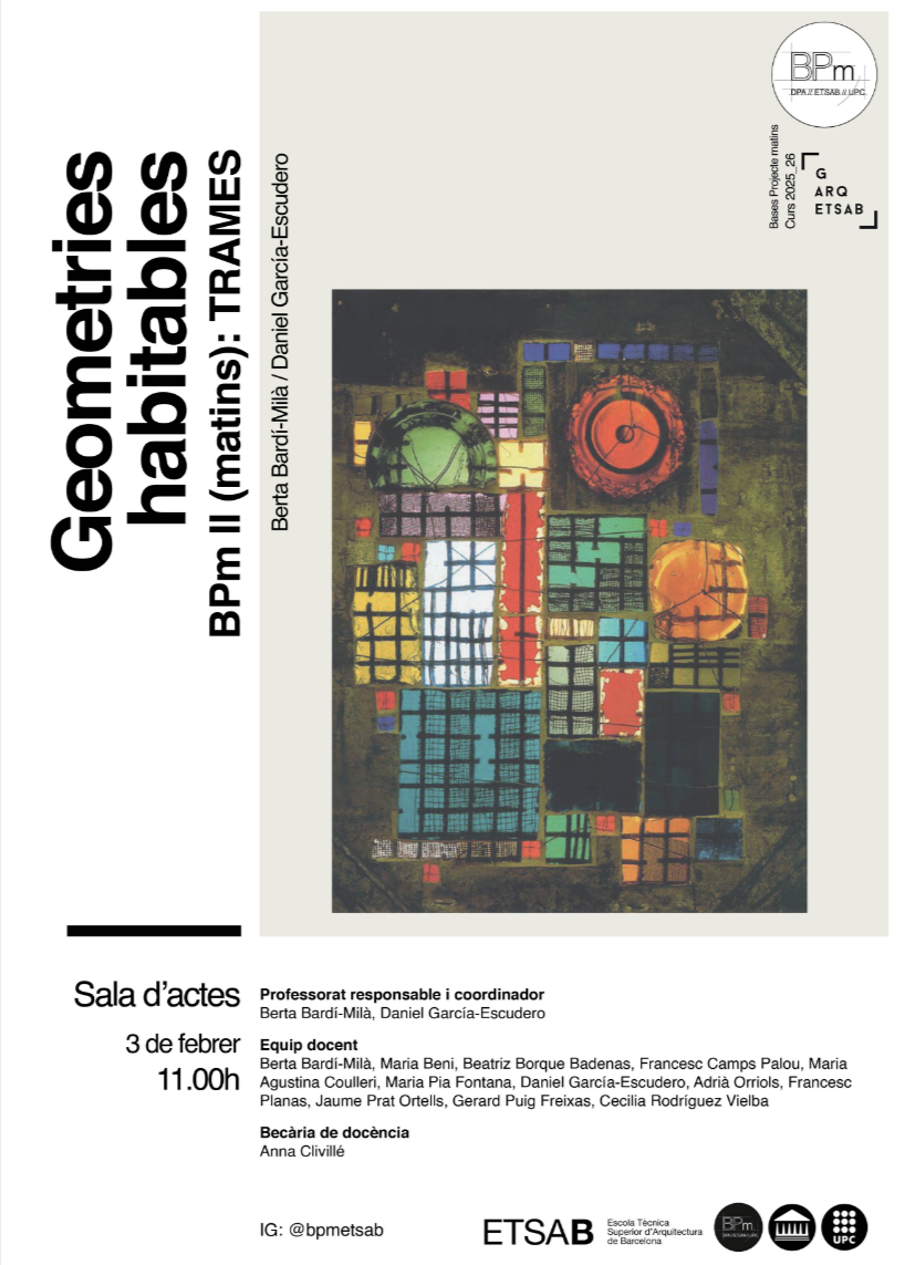 Geometries habitables: trames