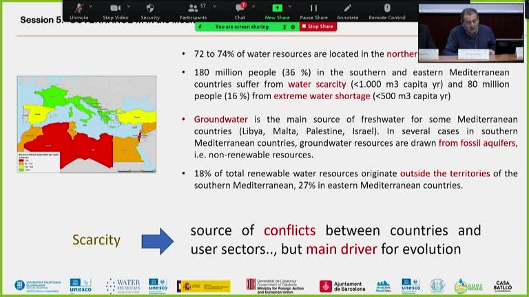 Historical evolution of water governance in the Mediterranean