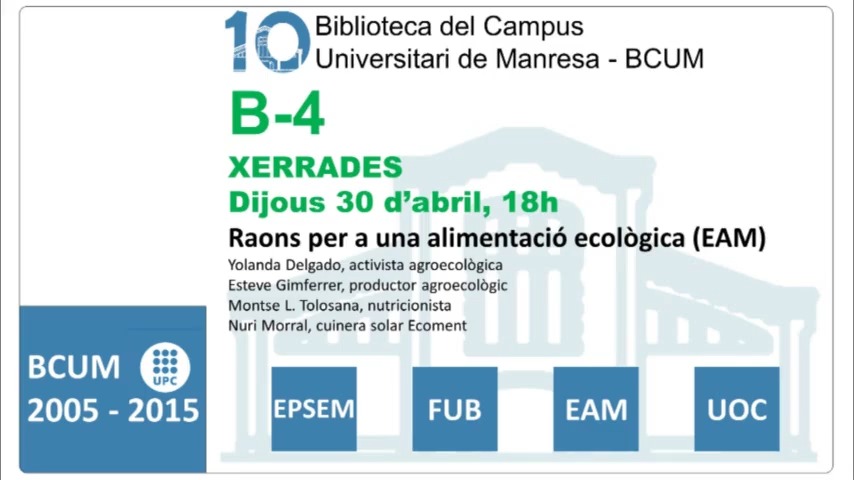 Raons per a una alimentació ecològica