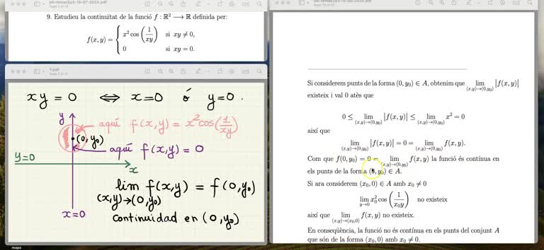 Tema 2 - Funciones de varias variables 2-2-9 