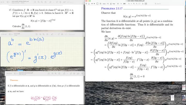 Tema 2 - Funciones de varias variables 2-3-17